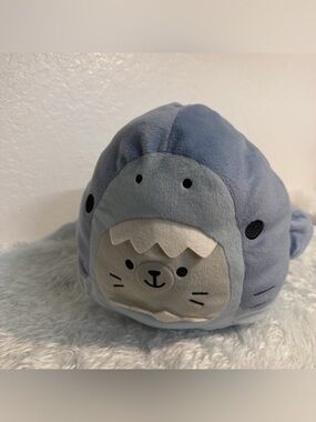 NWT Samezu Shark 17” Together Seal Blue Premium Stuffed Animal Plush Toreba FANS